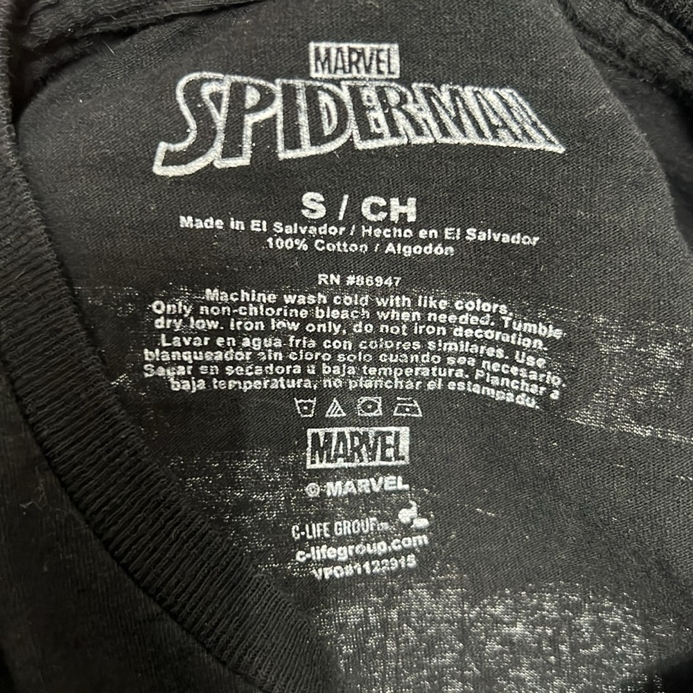 Spiderman Graphic T-Shirt Marvel Comic - Picture 6 of 6